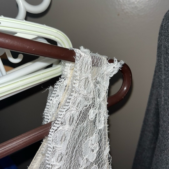 Lightinthebox Champagne  & Lace Sleeveless Tea Length A Line Formal Dress - Picture 16 of 16